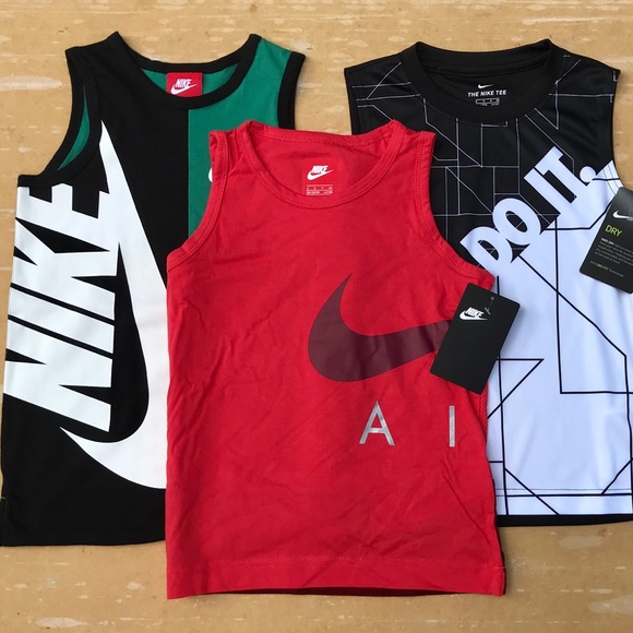 Nike Other - 3 NWT Nike Boys Athletic Tank Tops Bundle